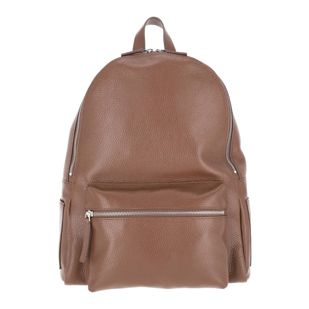 Orciani Men's Brown Backpacks, One Size, Backpacks