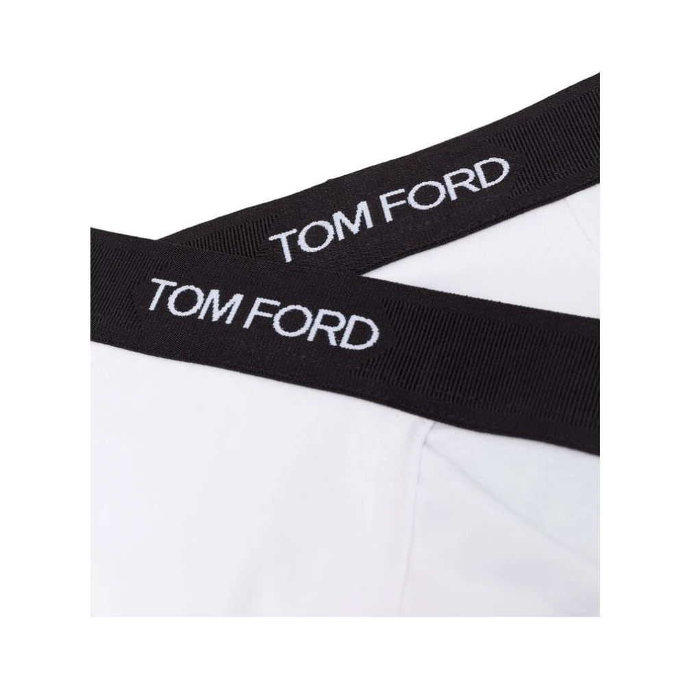 Tom Ford Logo Waistband Briefs (Set van twee) White Heren