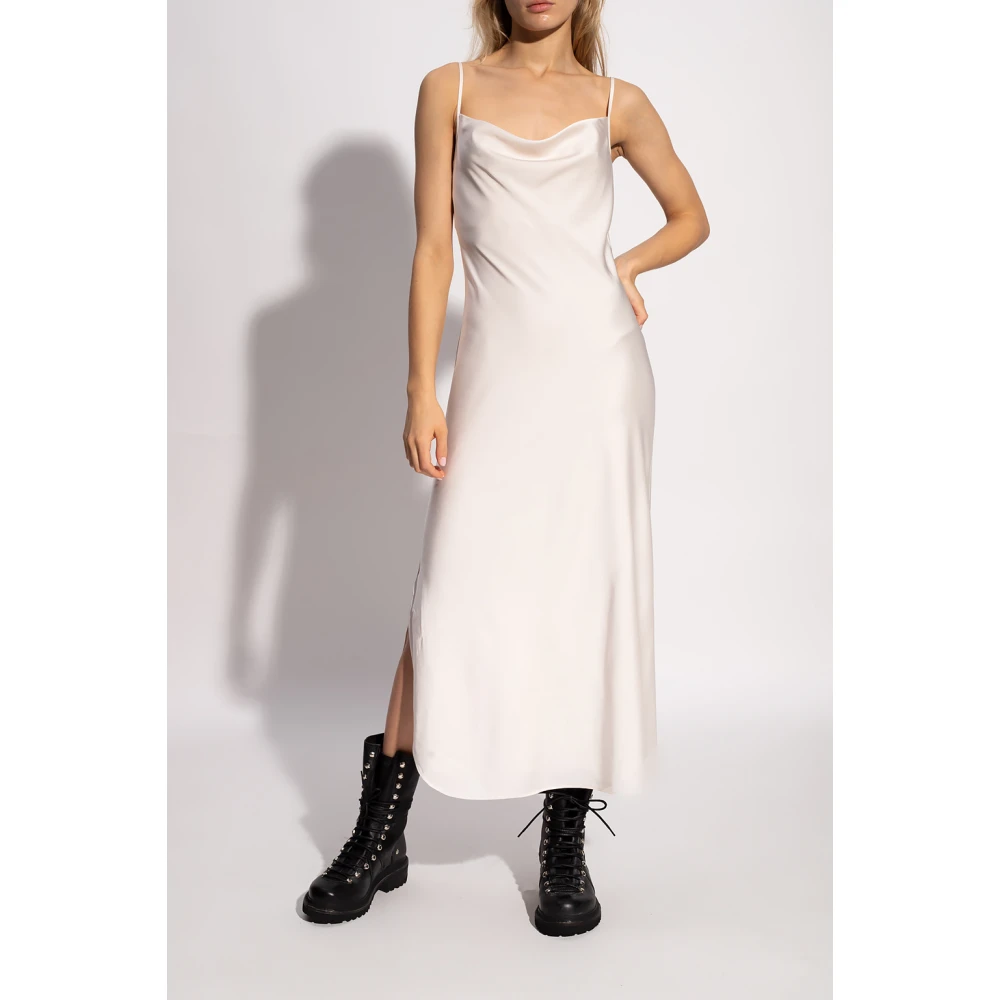 AllSaints Hadley Slip Dress Beige Dames