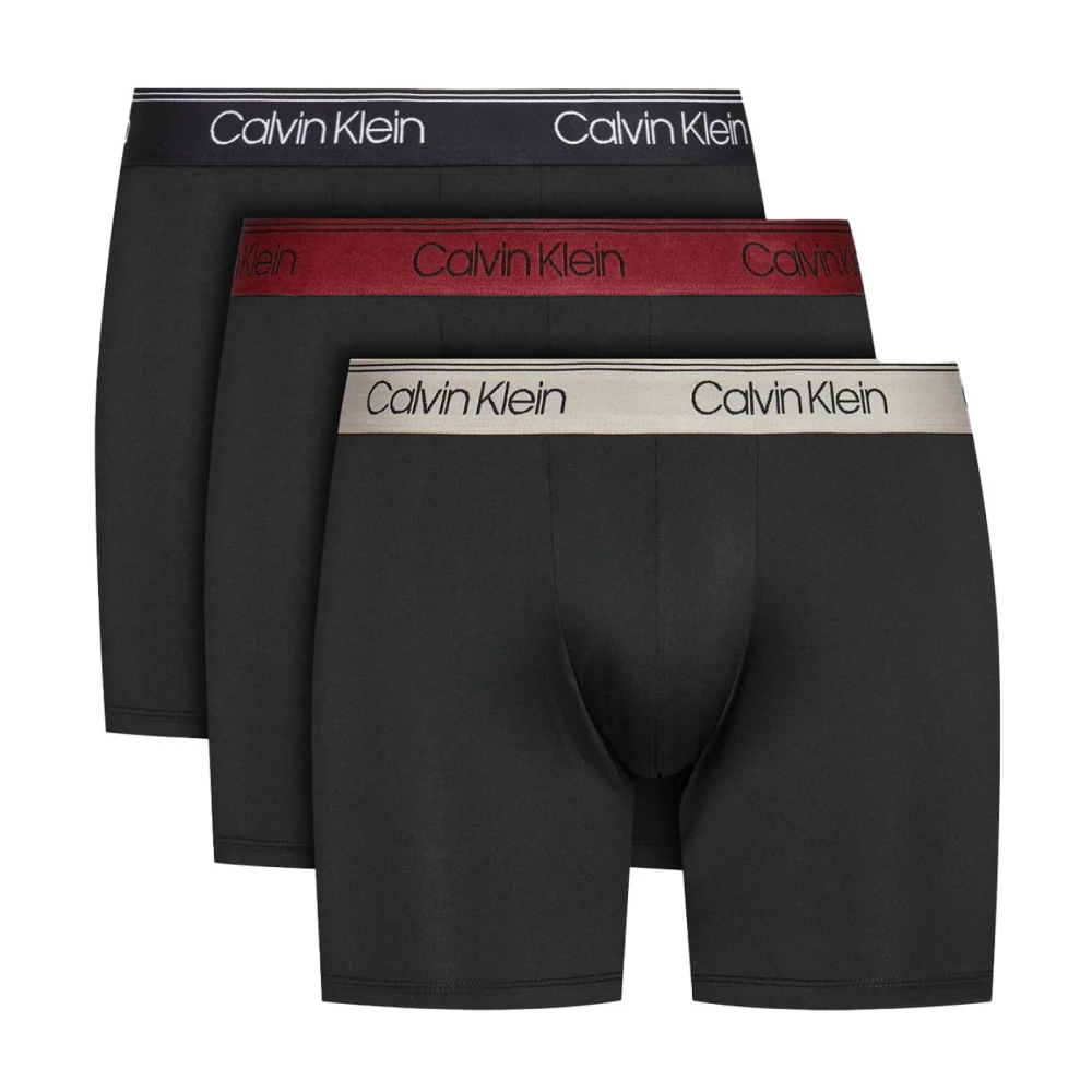 Calvin Klein 3-Pack Microfiber Stretch Boxers Black Heren