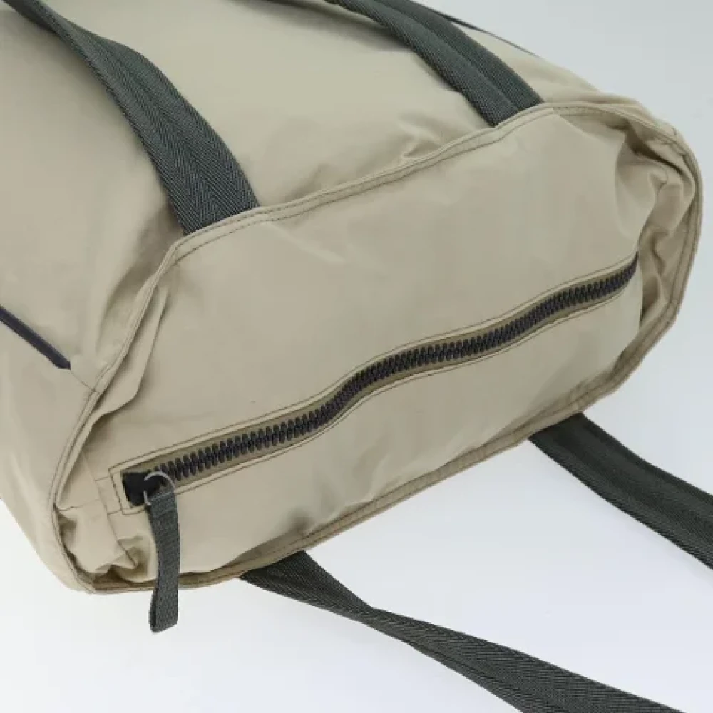 Prada Vintage Pre-owned Nylon totes Beige Dames