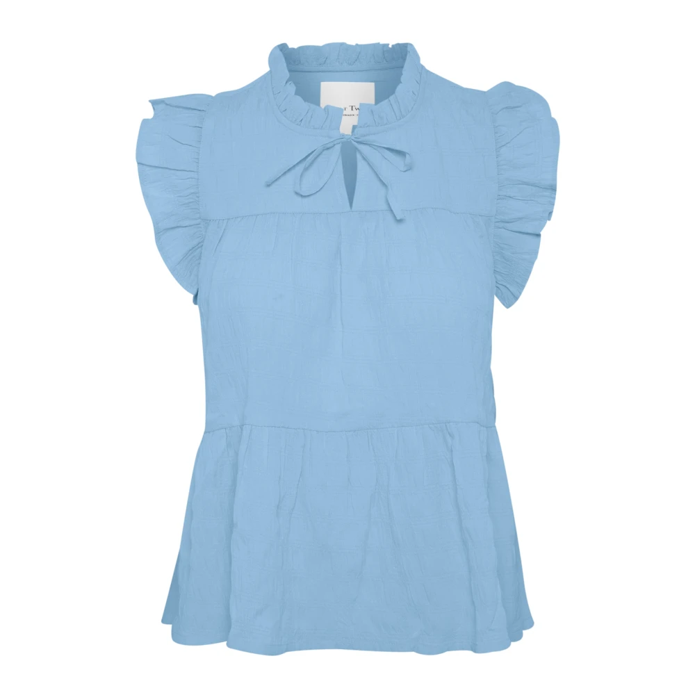 Part Two Women's Blue Blouses, 3XL, Gimalinepw Blouse