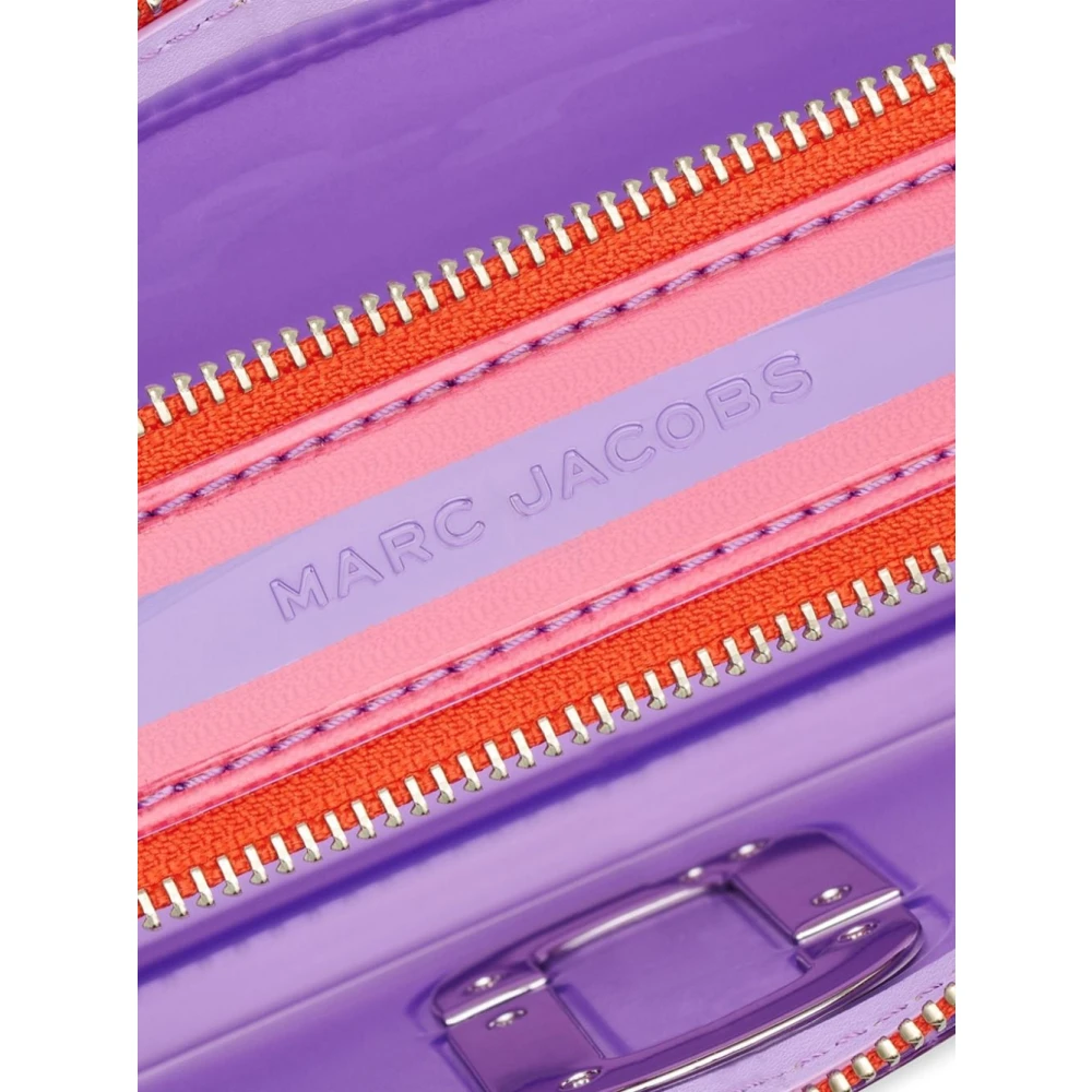 Marc Jacobs Paarse Transparante Schoudertas Purple Dames