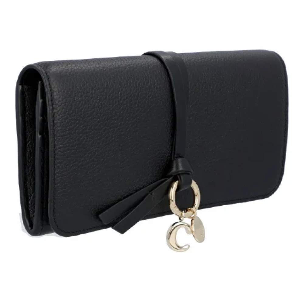 Chloé Leather wallets Black Dames