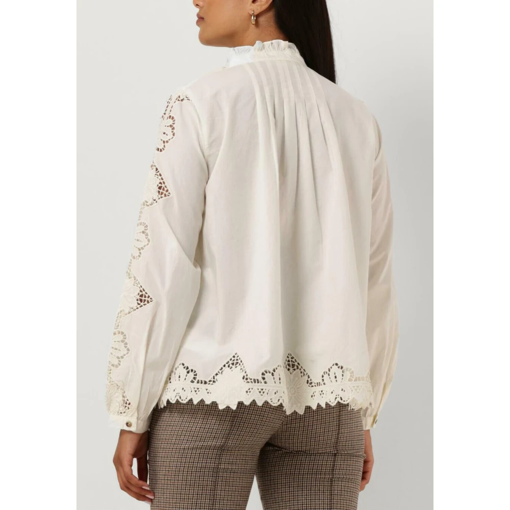 Vanessa Bruno Ecru Blouse voor Dames Beige Dames