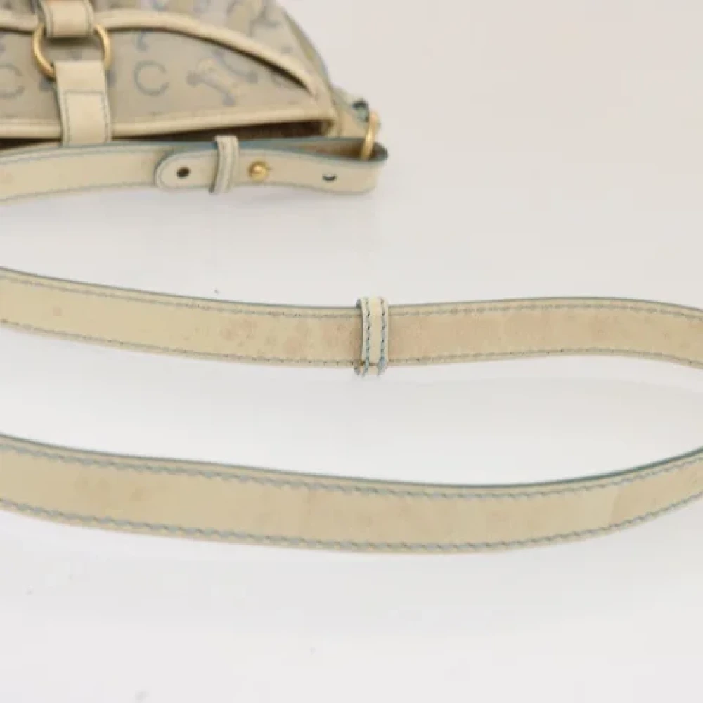 Celine Vintage Pre-owned Canvas shoulder-bags Blue Dames