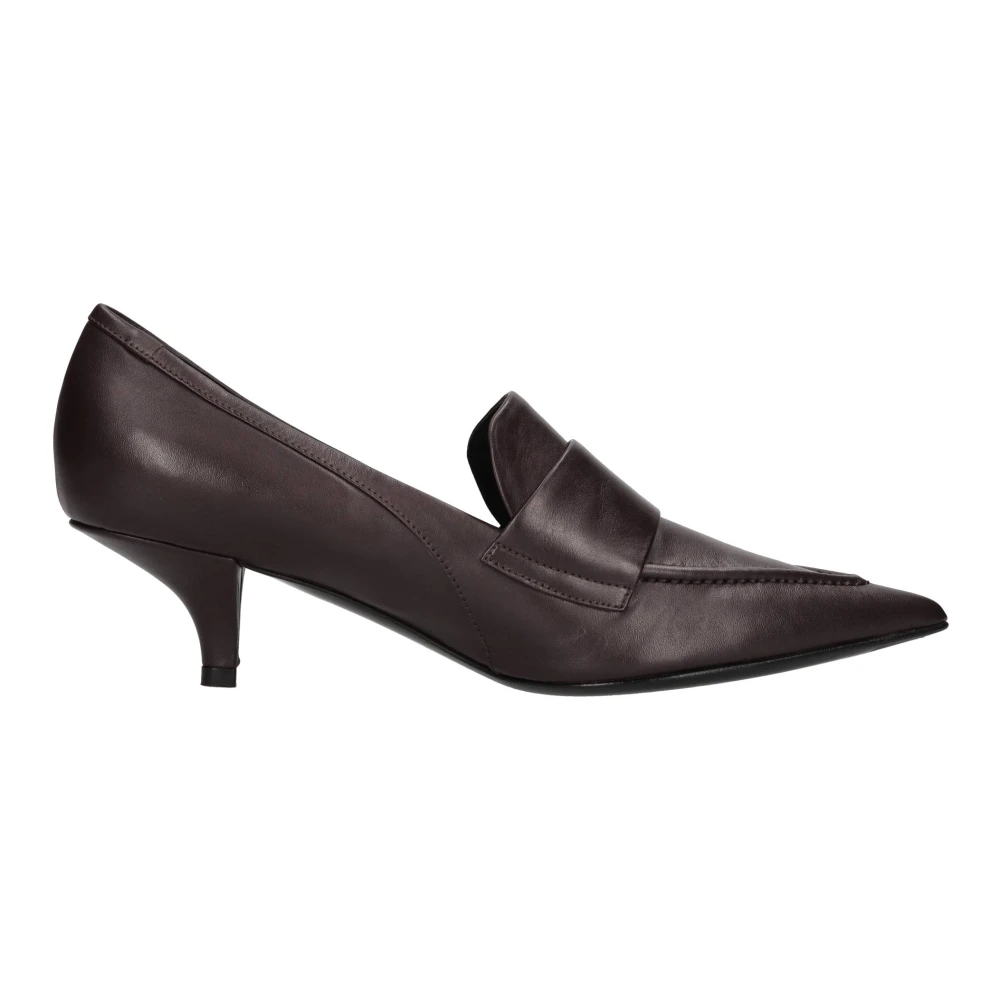 Strategia Femme Rouge Chaussures, Taille: 40 1/2 Eu Chaussures Plates Bordeaux