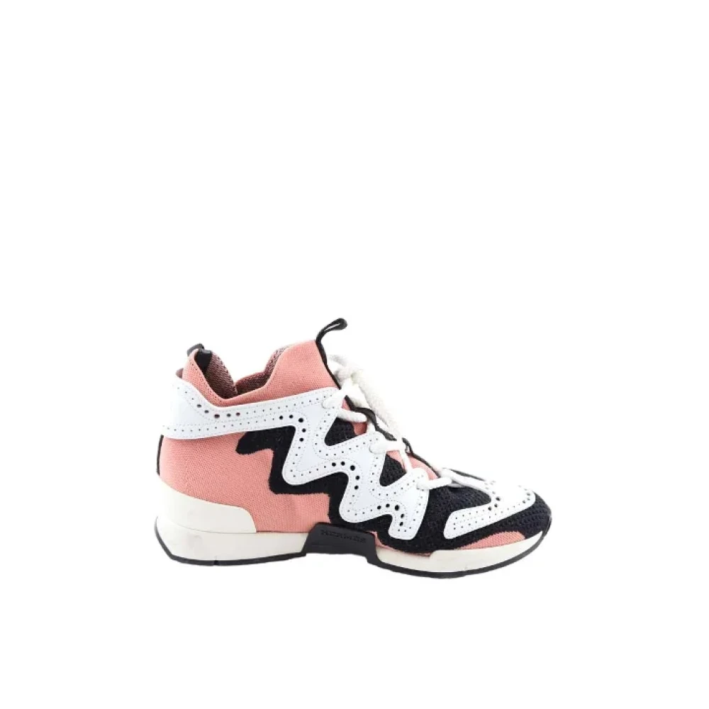 Hermès Vintage Pre-owned Laeder sneakers Multicolor, Dam