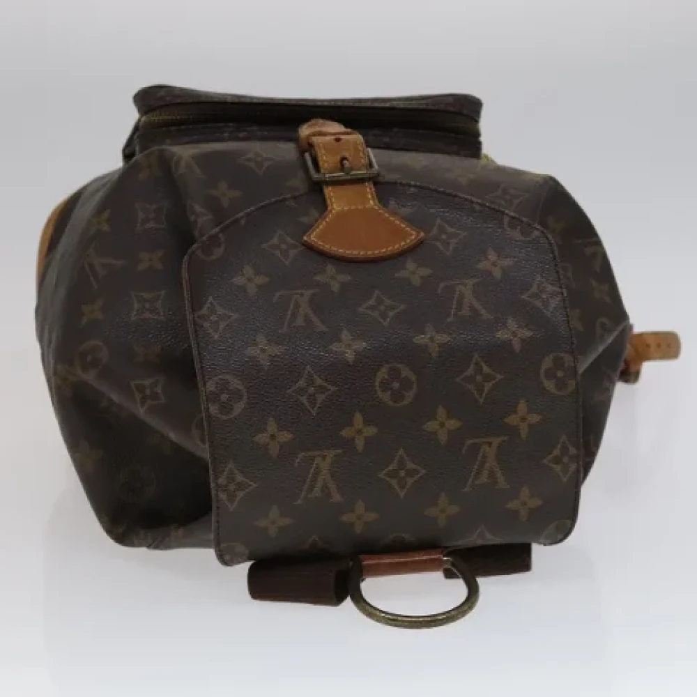 Louis Vuitton Vintage Pre-owned Canvas backpacks Brown Dames