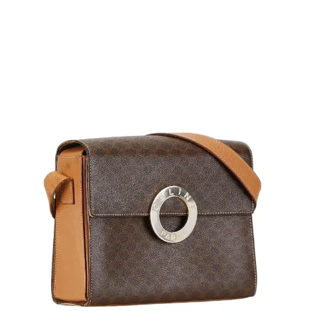 Celine Vintage Pre-owned Canvas celine-bags Brown Dames