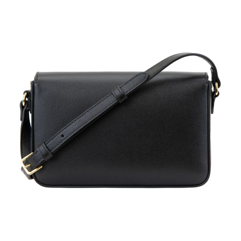 Burberry Dames Schoudertas Magneetknoop Black Dames