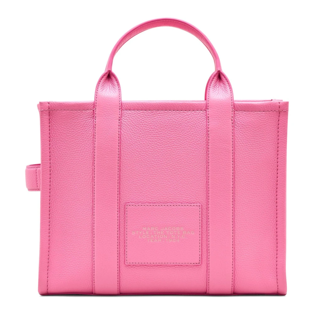 Marc Jacobs Roze Leren Tote Tas met Afneembare Band Pink Dames