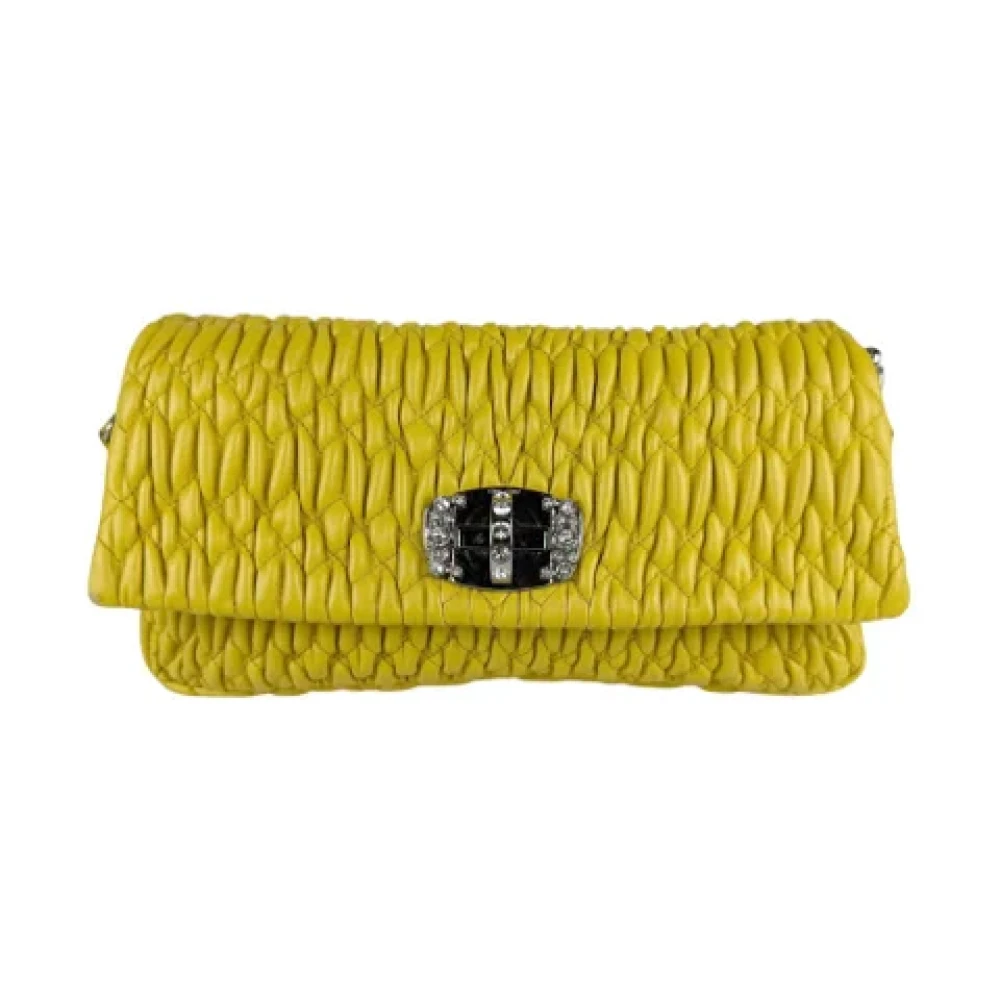 Pre-owned > Pre-owned Bags > Pre-owned Shoulder Bags - - Miu Miu Pre-owned - Modalova