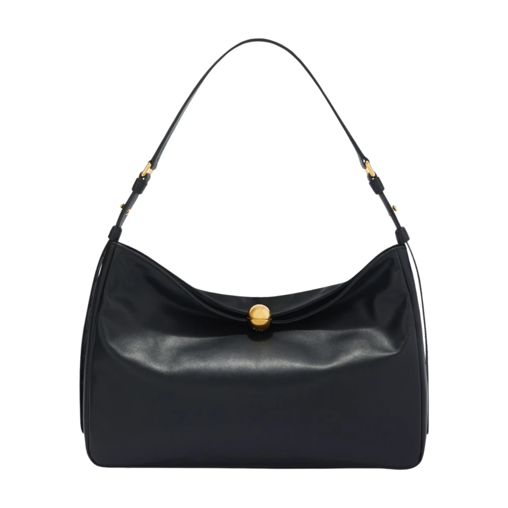 Furla Zachte Sfera Zwarte Handtas Black Dames