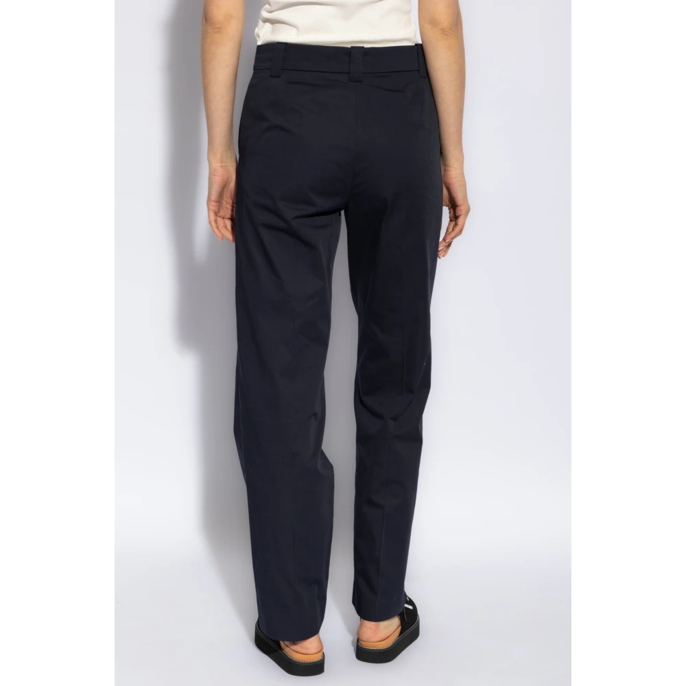 A.p.c. Gekreukelde broek Blue Dames