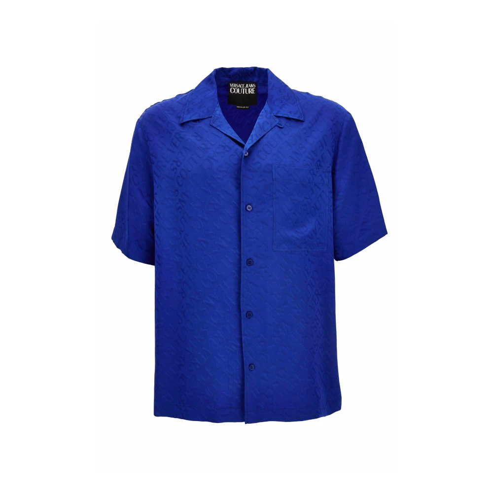Versace Herren Blau Shirts, Lgröße: