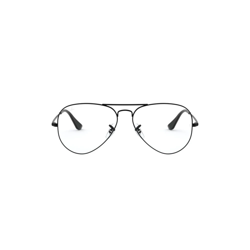 Ray-Ban Black Glasses, Male, 58 Mm, Aviator Glasses