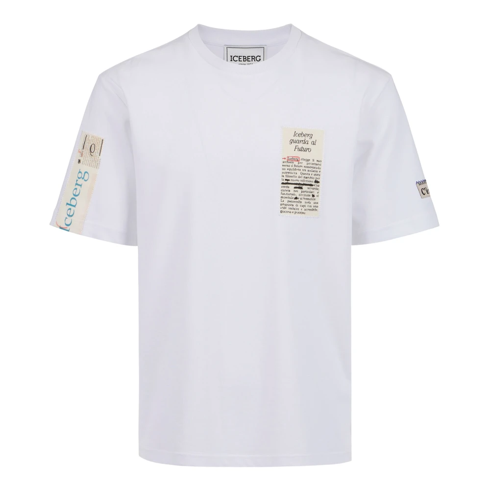 Iceberg - Tops > T-Shirts - White - Iceberg - Modalova
