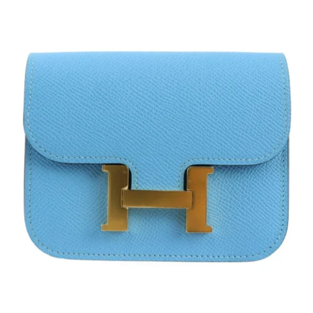 Hermès Vintage Pre-owned Fabric pouches Blue Dames