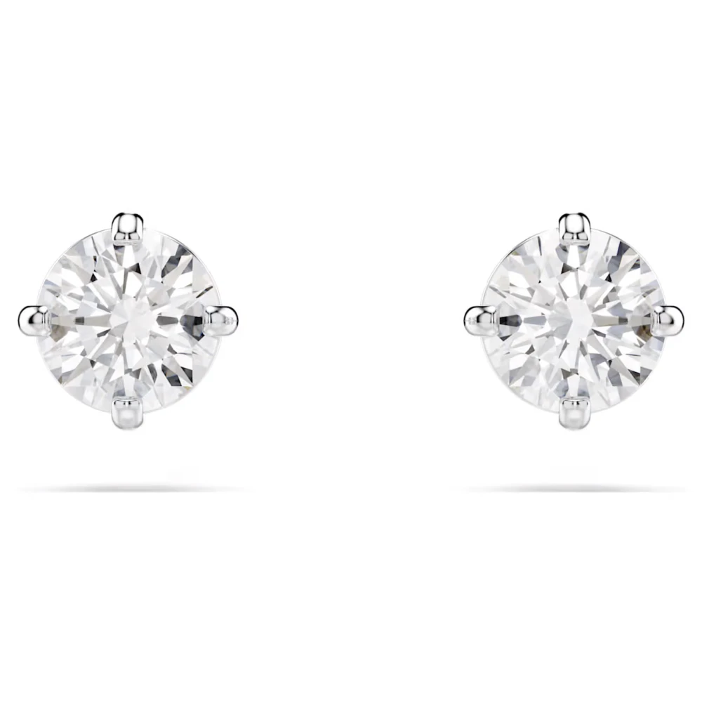 Swarovski Women's White Stilla Attract Stud Earrings