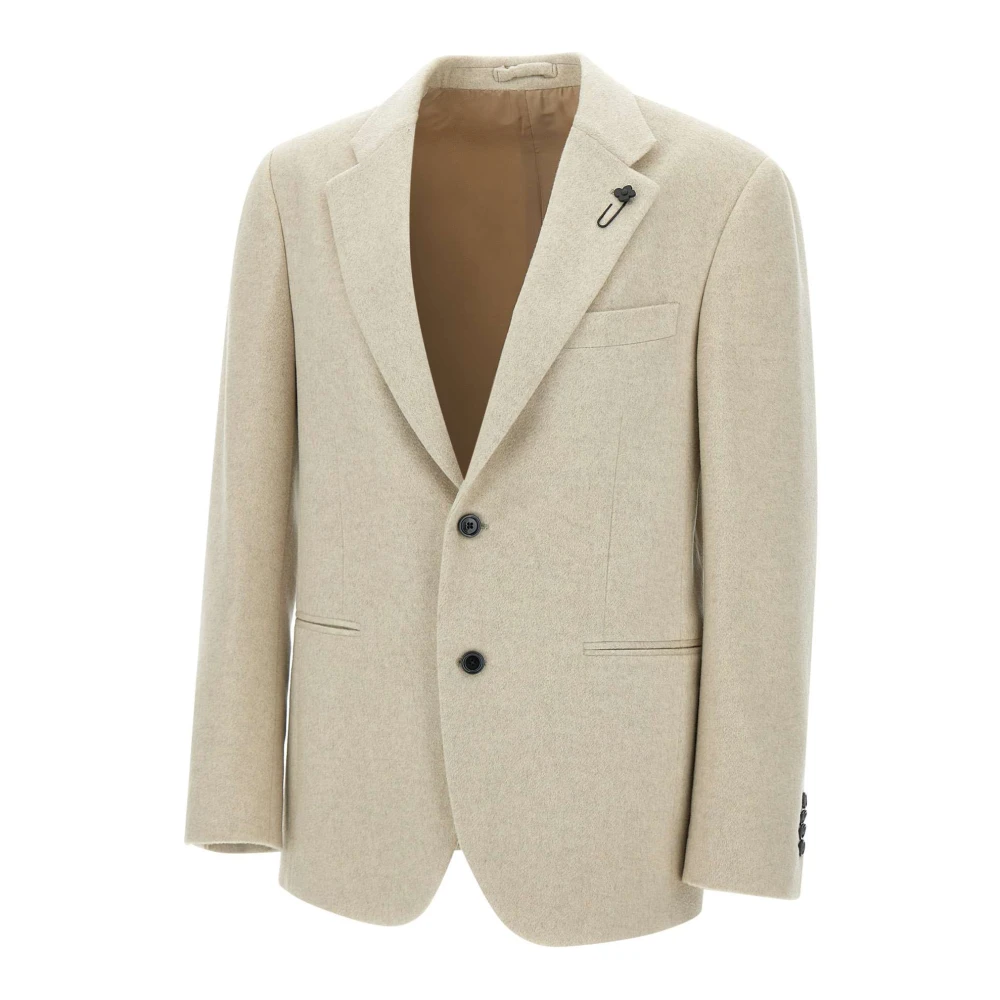 Lardini Kasjmier Blazer Wit Herenjas White Heren