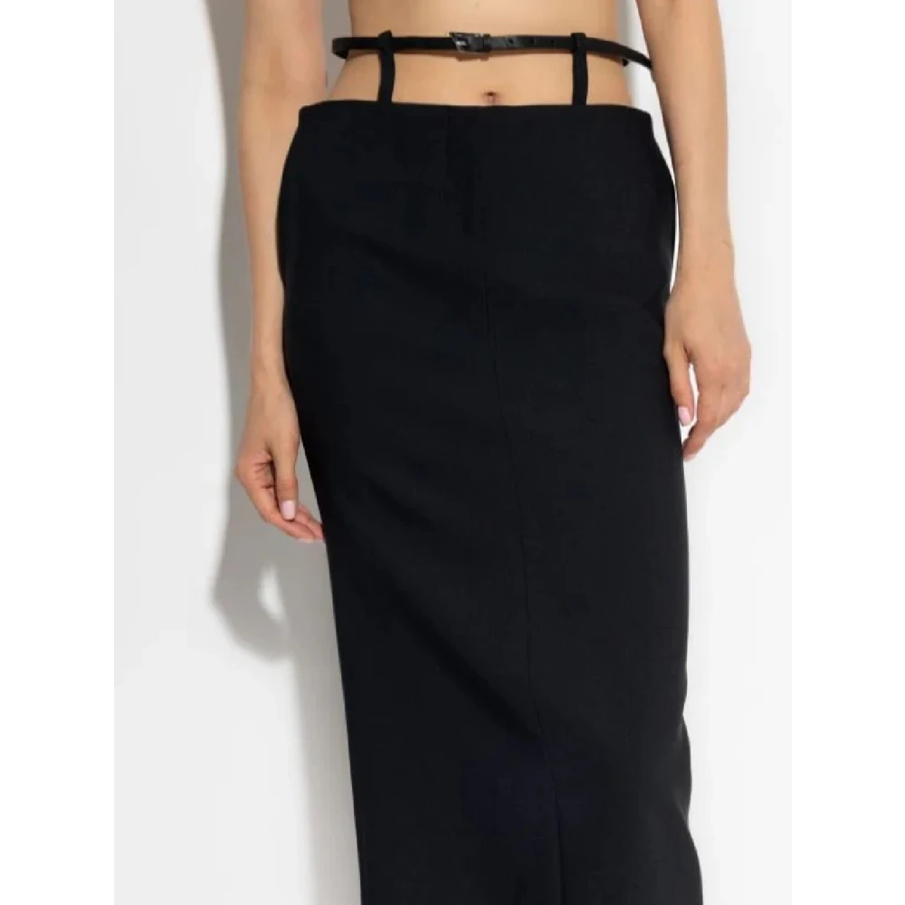 The Attico Zwarte Rokken Aw24 Damesmode Black Dames