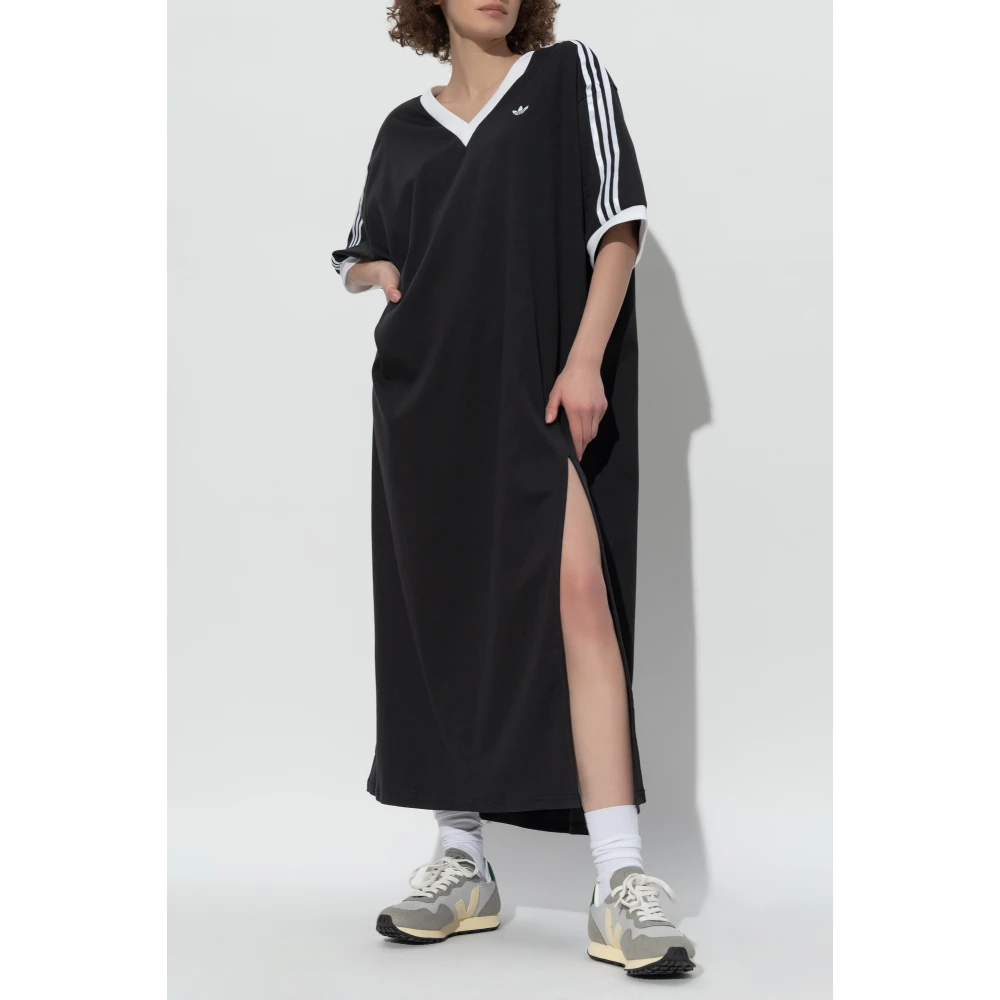 adidas Originals Jurk met logo Black Dames
