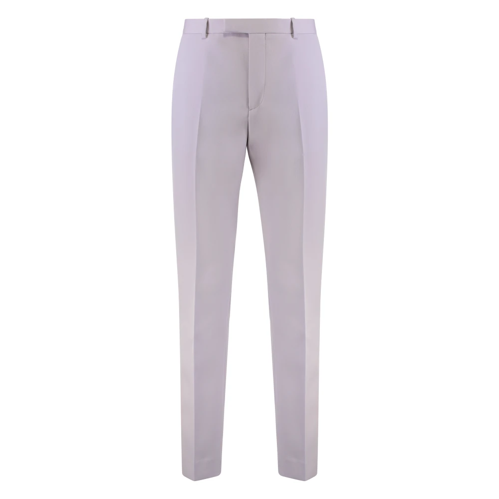 Gucci Purple Suit Trousers, Male, L, Wool Gabardine Trousers