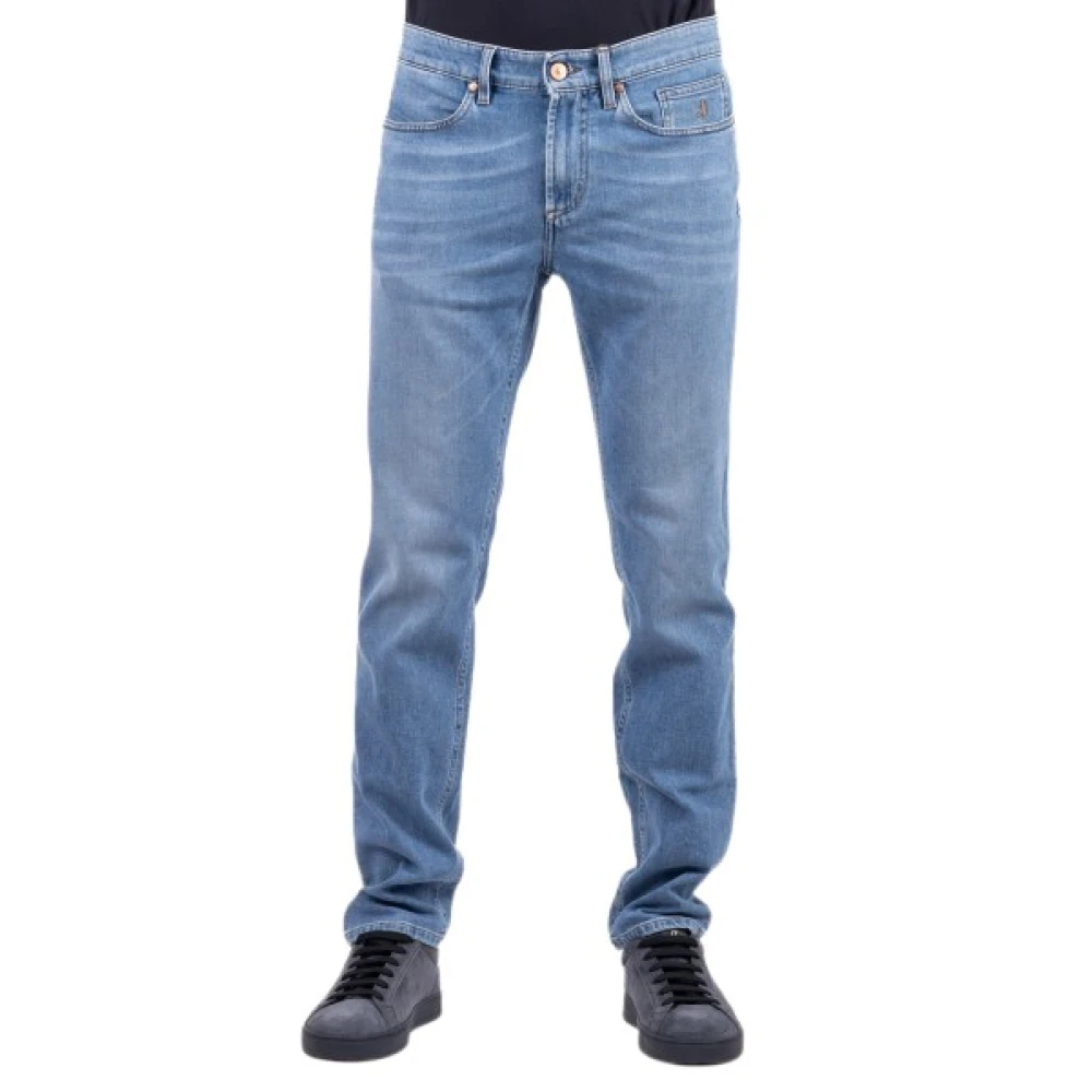 Jeckerson Men's Blue John Slim-Fit Jeans - Slim Fit Jeans - W40 - Jeans