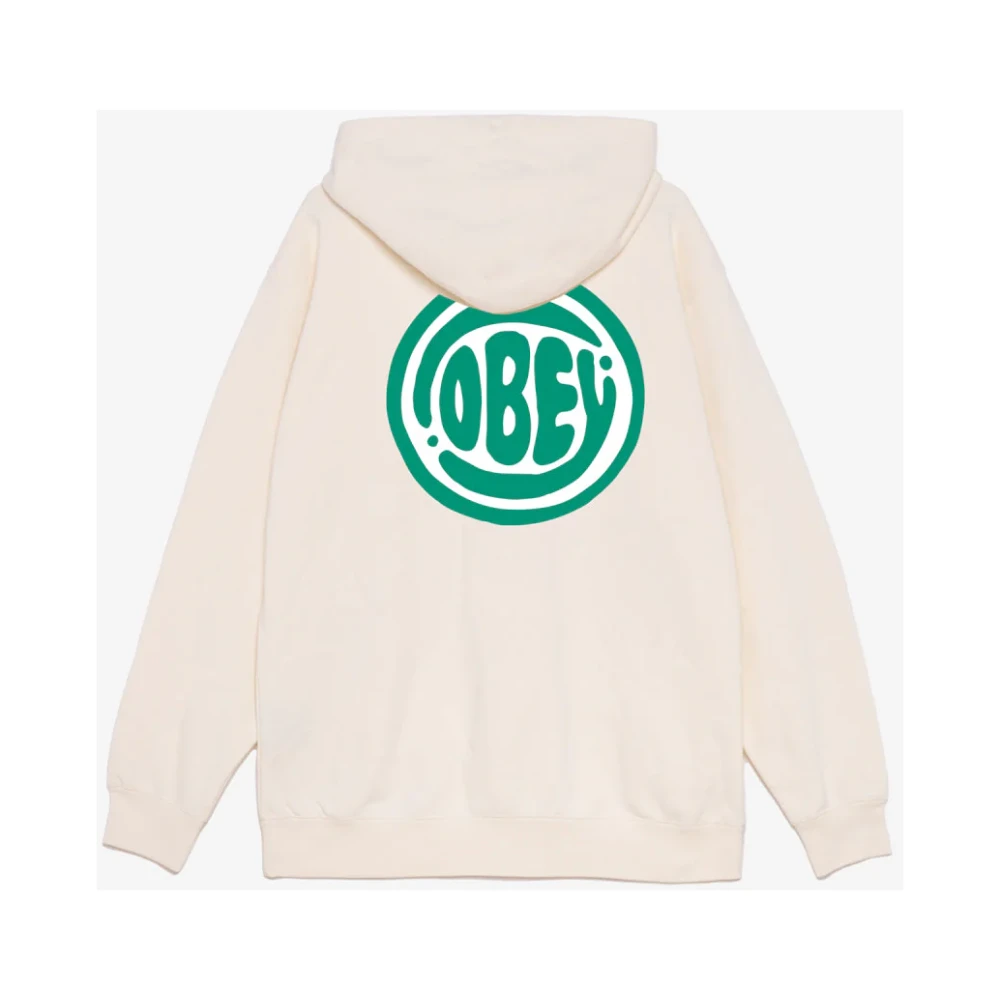 Obey Stijlvolle Sweatshirt voor Mannen en Vrouwen Beige Heren