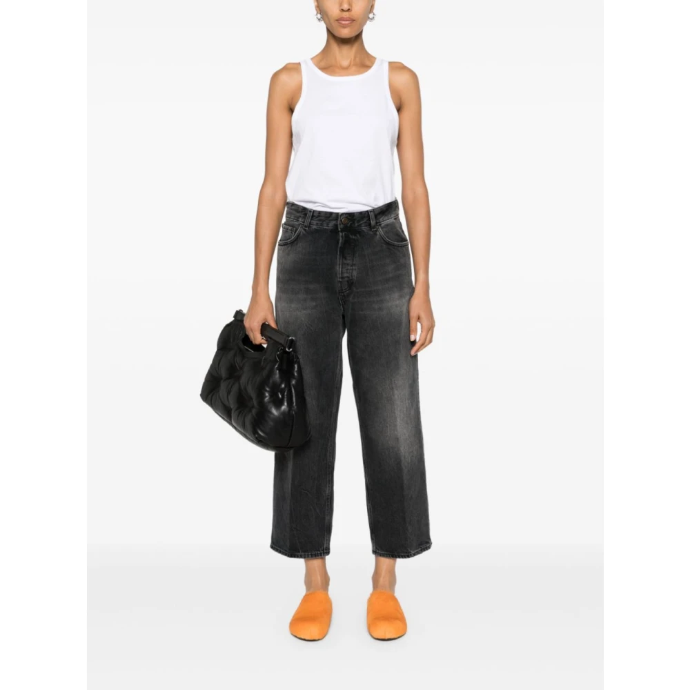 Haikure Straight Jeans Black Dames