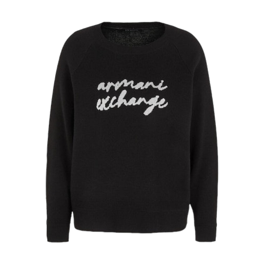 Armani exchange black sweater hotsell