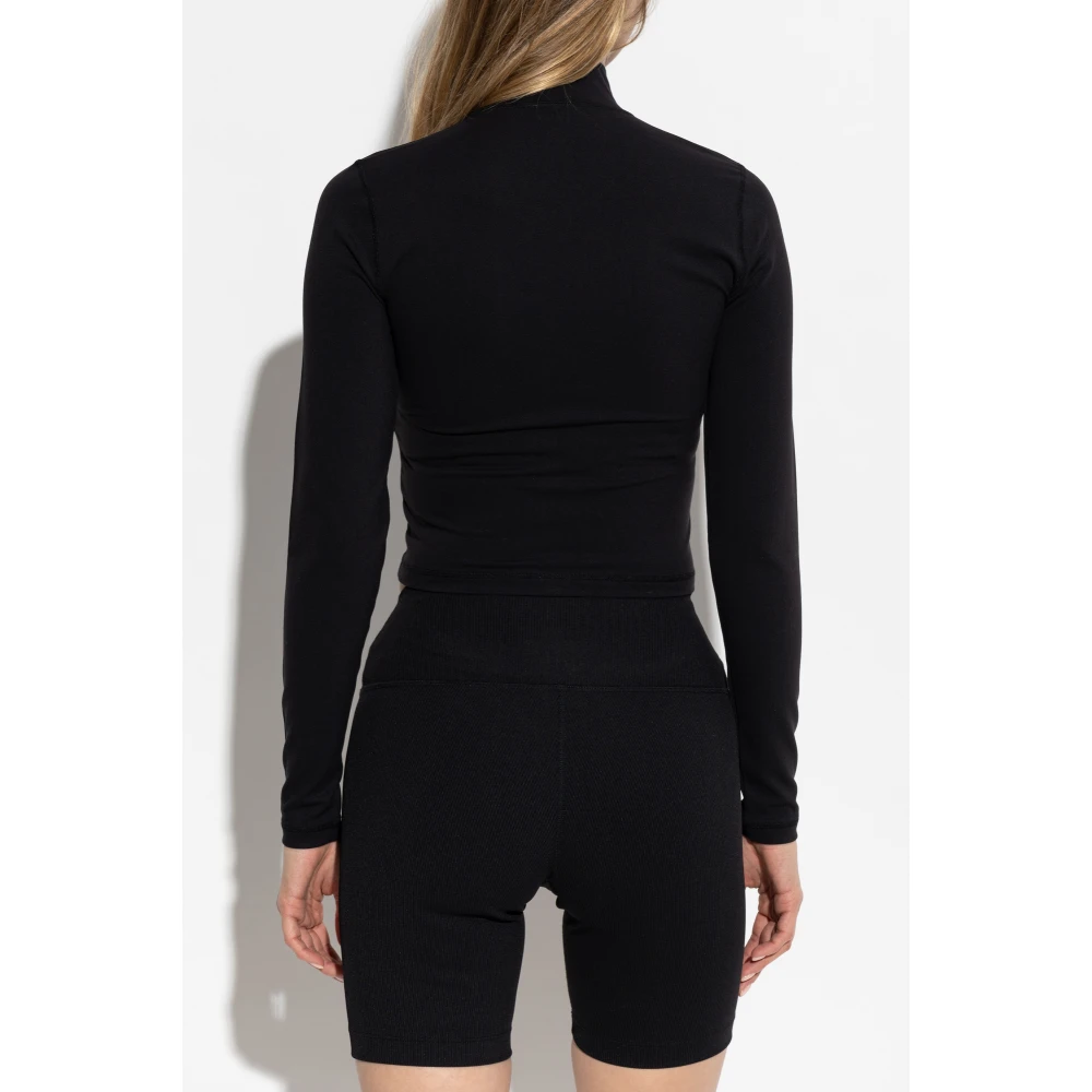 Sporty & Rich Sweatshirt uit de Core-collectie Black Dames