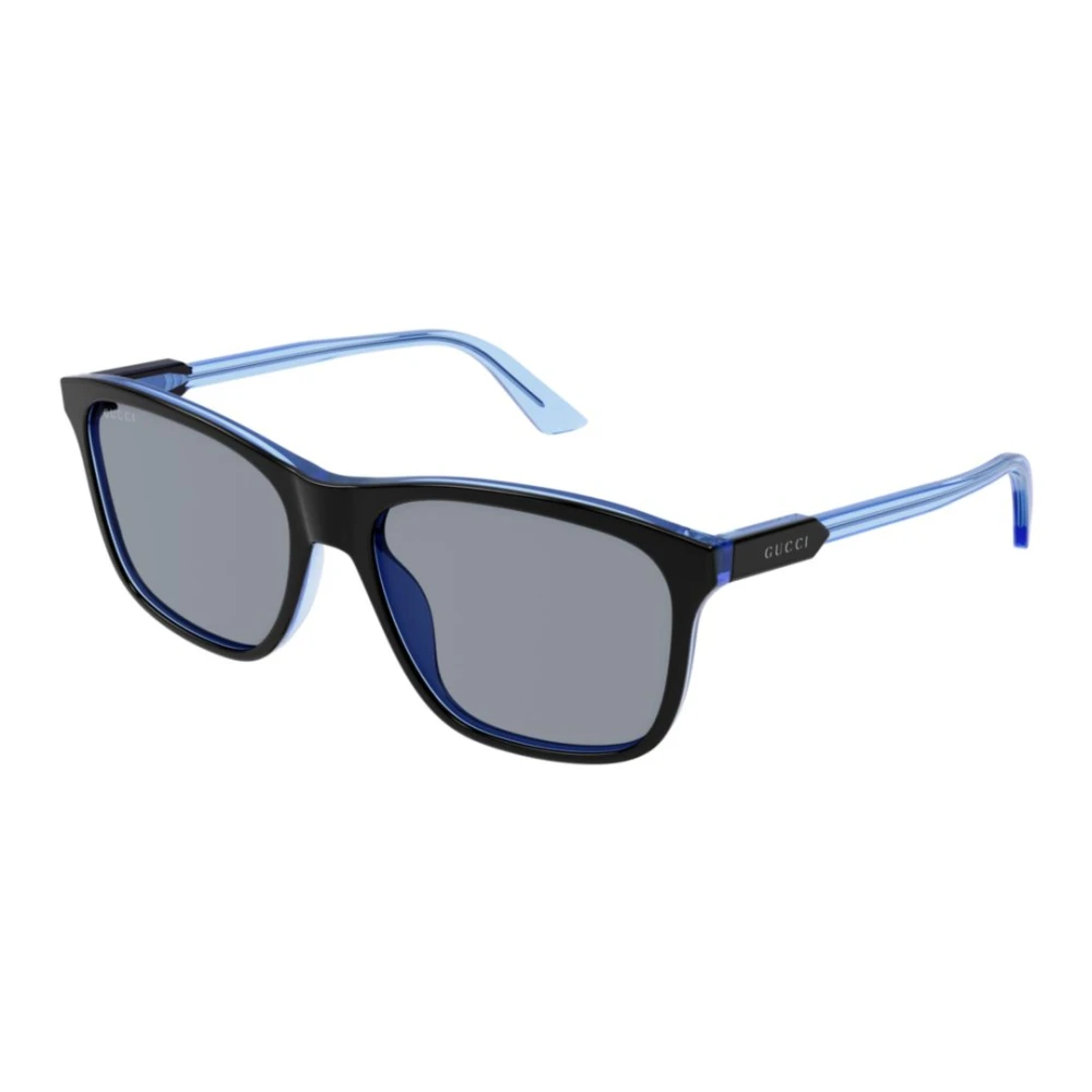 Gucci Unisex Black Sunglasses, 57 Mm, Squared Sunglasses