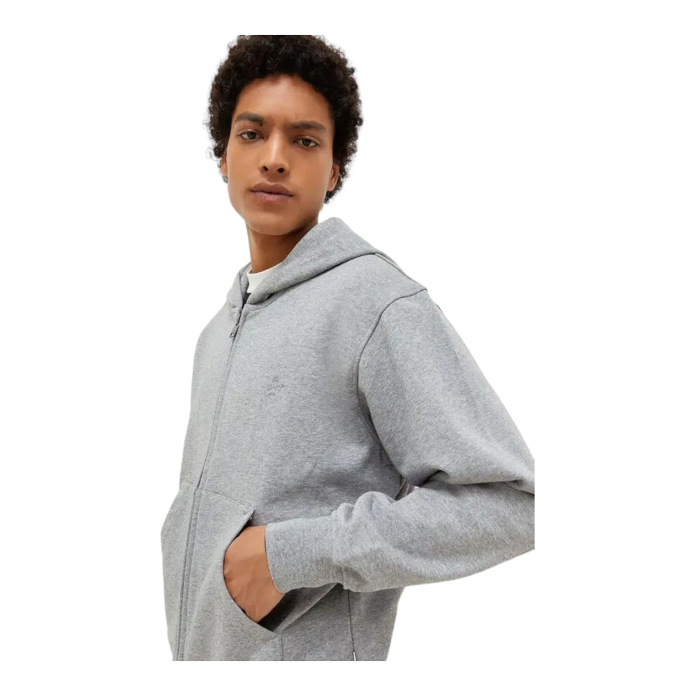 Liu Jo Zip Hoodie Gray Heren