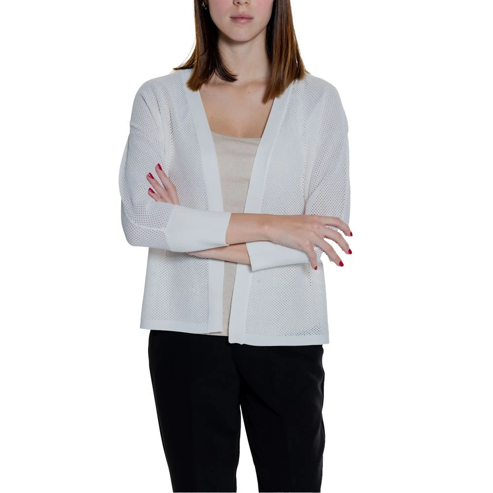 Street One Witte Gebreide Vest Lente Zomer Collectie White Dames
