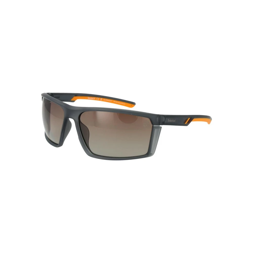 Timberland Men's Gray Sunglasses, One Size, Modern Polarized Rectangle Sunglasses