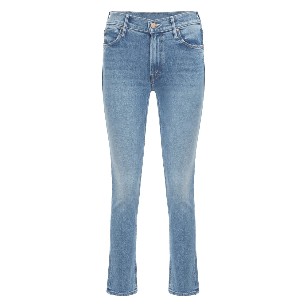 Mother Dazzer Enkel Rechte Pijp Jeans Blue Dames