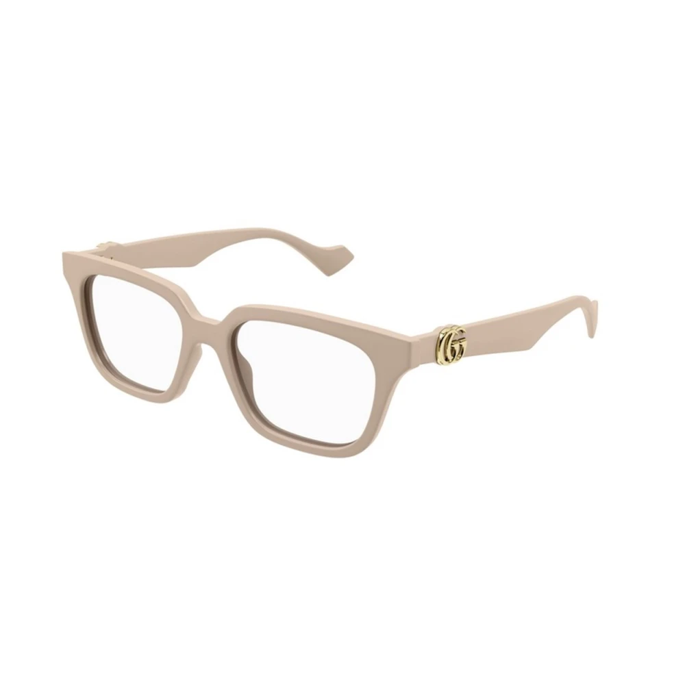 Gucci Stijlvolle Nude Montuur Brillen Brown Unisex