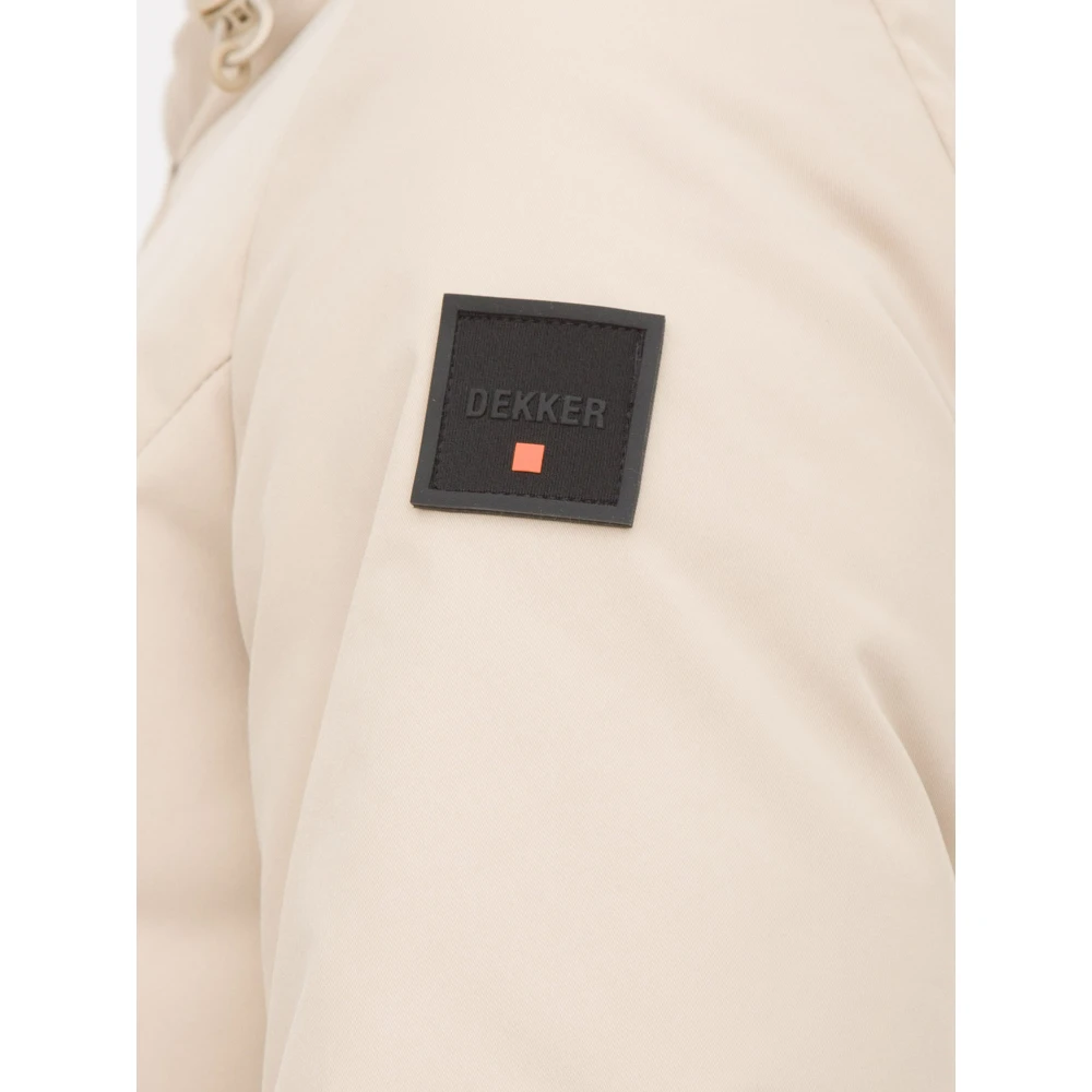 Dekker Beige Parka Trench voor vrouwen Beige Dames