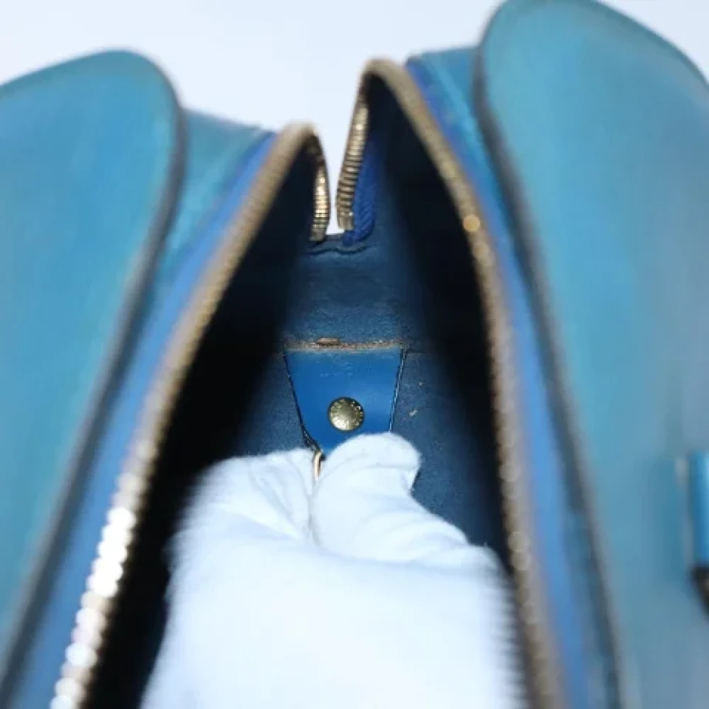 Louis Vuitton Vintage Pre-owned Leather handbags Blue Dames