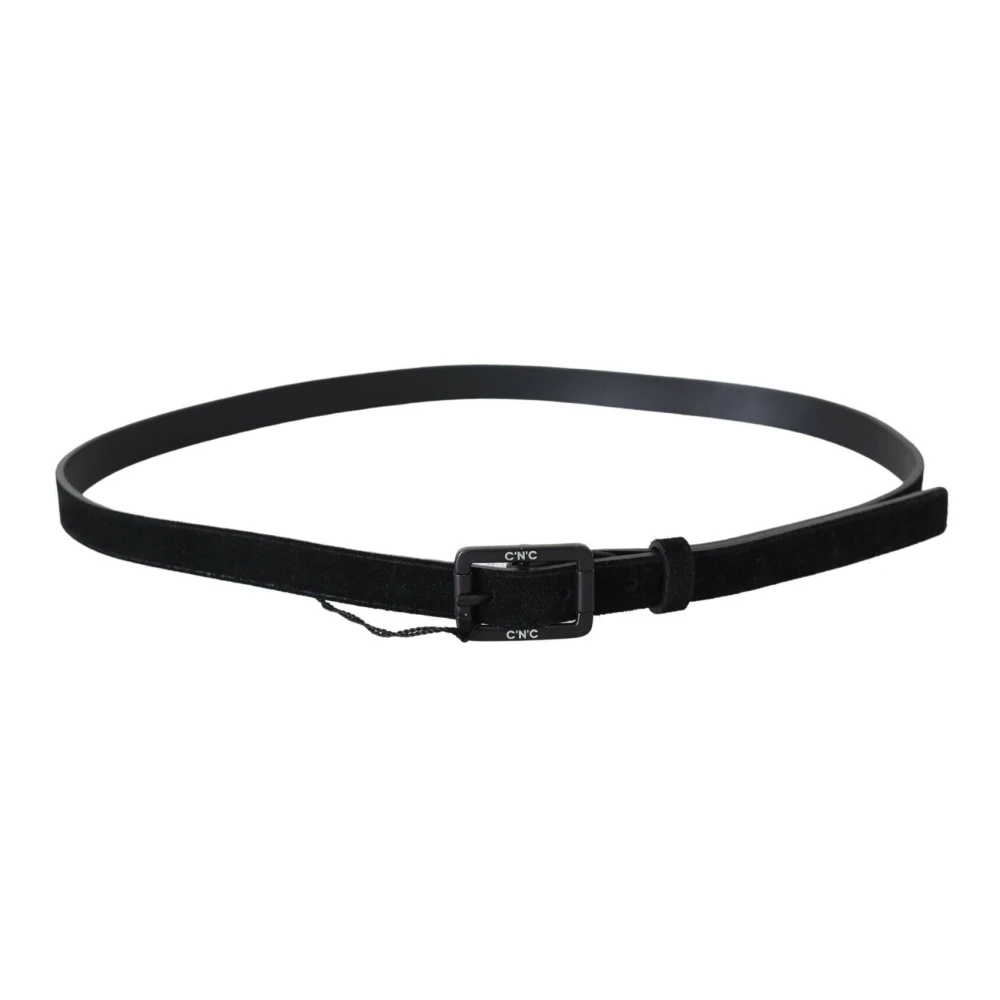 Costume National Basic Belt - Unisex - Belts - Black - One Size - Accessories