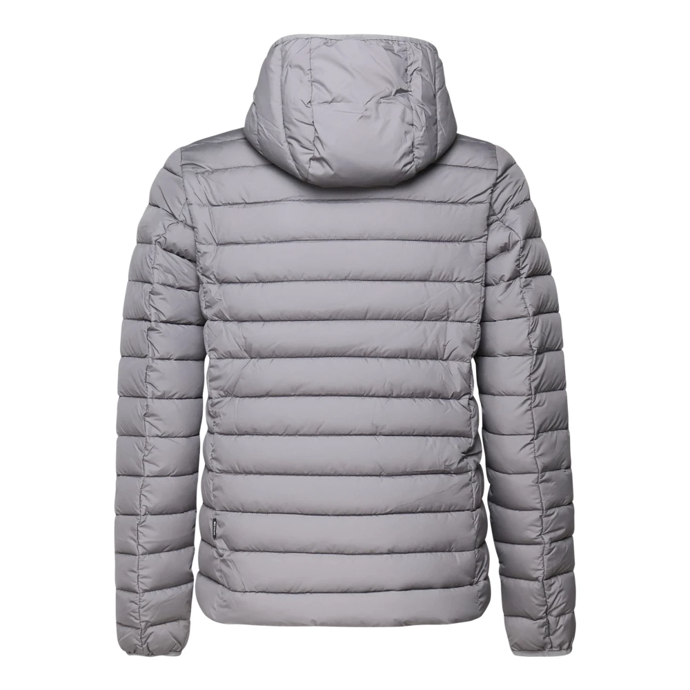 Save The Duck Padded Hooded Coat Gray Heren