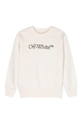 sweat-shirt-sable-avec-logo-flou-imprime