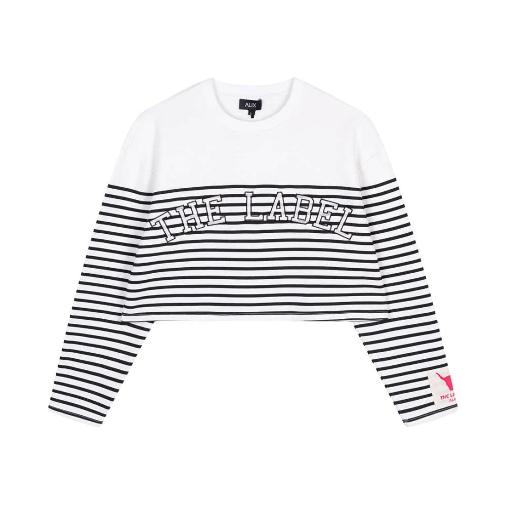 Alix The Label Streeptrui White Dames