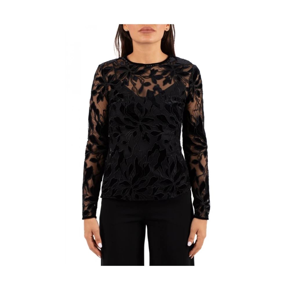 Max Mara Studio Damen Schwarz Oberteile, K, 2XSgröße: