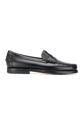black-leather-slip-on-penny-slot-shoes