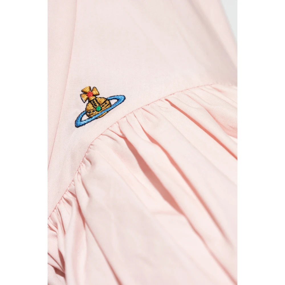 Vivienne Westwood Wijd uitlopende Jurk Pink Dames
