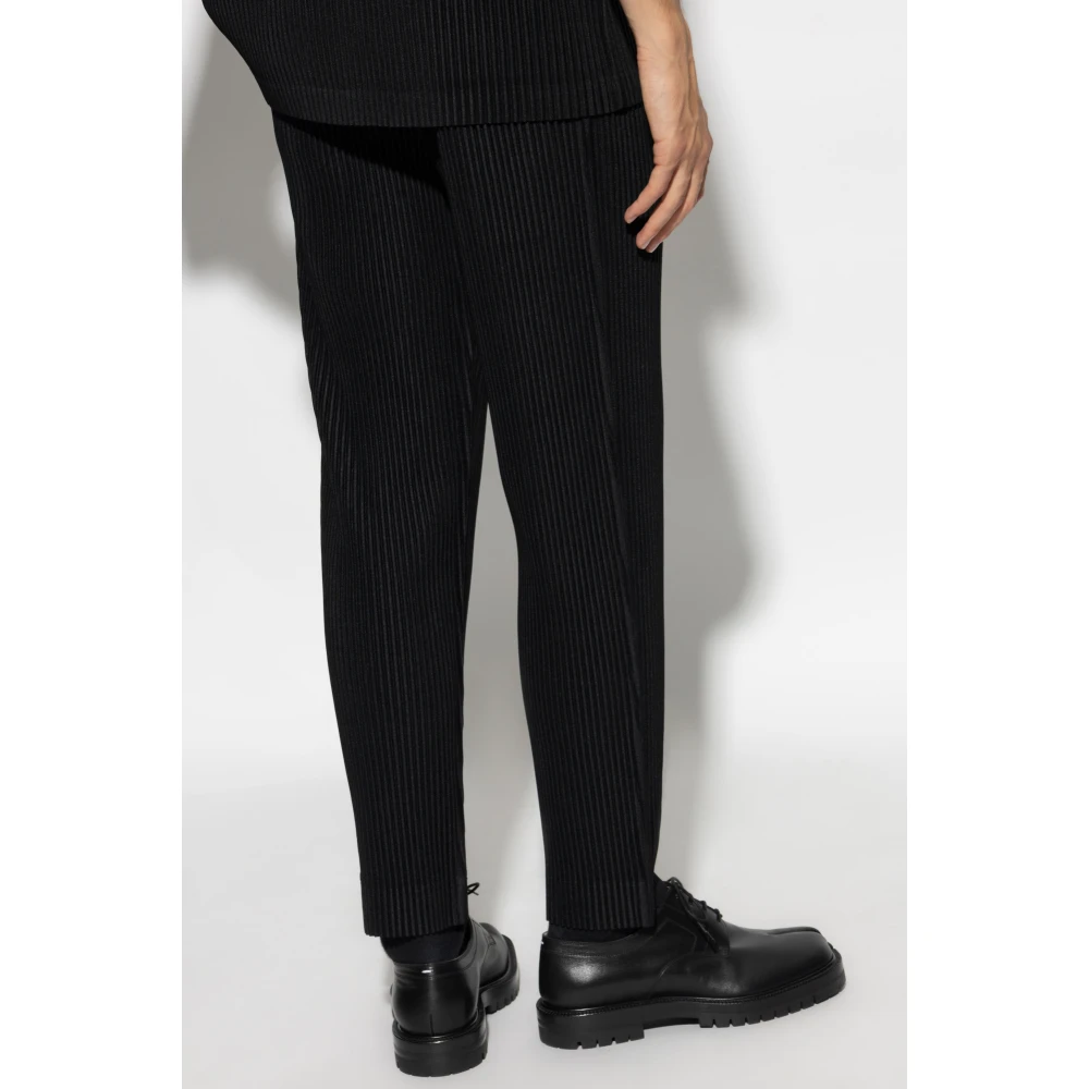Issey Miyake Geplooide broek Black Heren