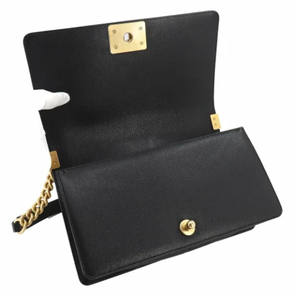 Chanel Vintage Pre-owned Leather chanel-bags Black Dames
